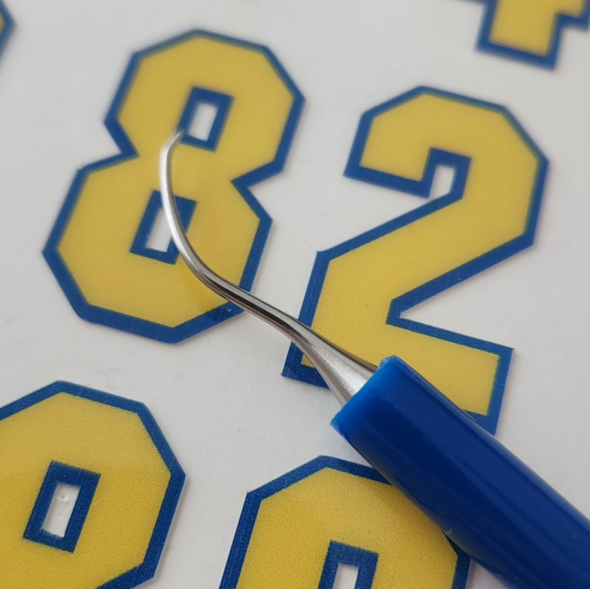 Helmet Numbers Decals