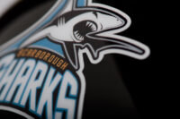 Helmet decal for Scarborough Sharks